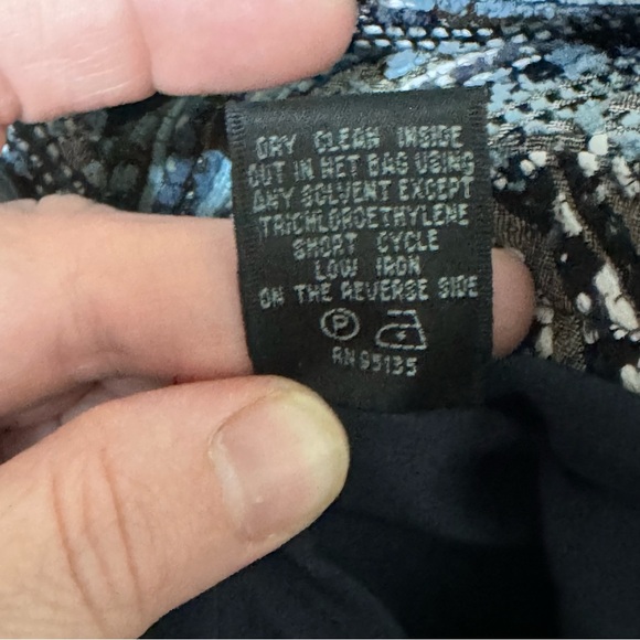 Lafayette 148 Petite New York Navy Blue Multi Tweed 3 Button Sz 8P Blazer Jacket - Picture 12 of 12